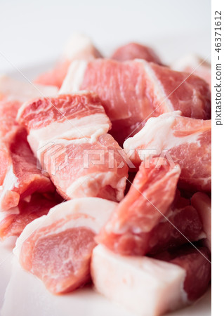 Pork/diced for curry stew 46371612