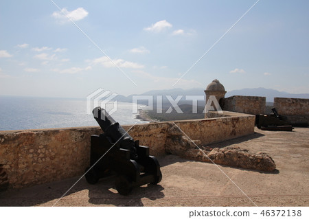 聖佩德羅德拉洛卡城堡和大砲 46372138