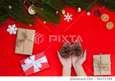 Christmas background Christmas tree new year gifts decor decoration holiday winter Christmas background Christmas tree new year gifts decor decoration holiday winter 46372769