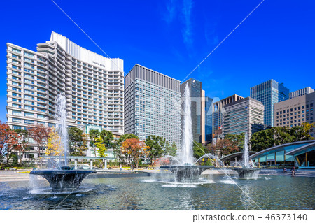Landscape of Tokyo Wadakura Fountain Park 46373140