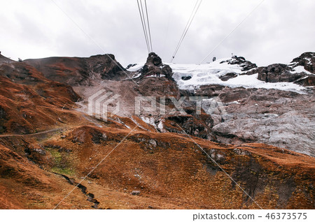 Grass mountain valley Titlis Engelberg Switzerland 46373575