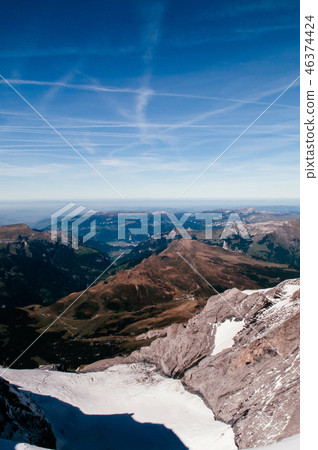 View Swiss alps mountain rage from Jungfraujoch View Swiss alps mountain rage from Jungfraujoch 46374424