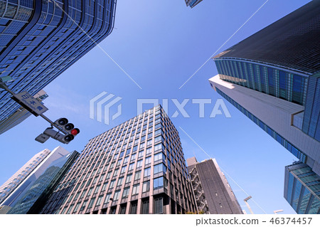 日本的東京都市風景我看Nihonbashi的都市風景 46374457