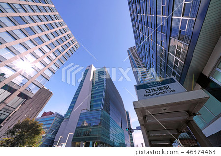 日本的東京都市風景我看Nihonbashi的都市風景 日本的東京都市風景我看Nihonbashi的都市風景 46374463