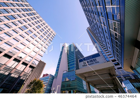 Tokyo cityscape of Japan I look at the cityscape of Nihonbashi 46374464