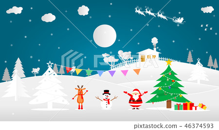 Christmas and New Years background. Christmas and New Years background. 46374593