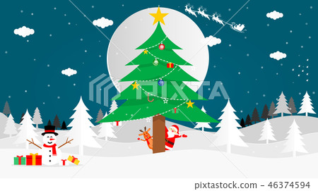 Christmas and New Years background. Christmas and New Years background. 46374594