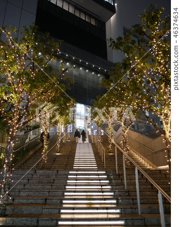 JP Tower Nagoya and illumination JP Tower Nagoya and illumination 46374634