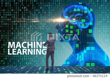 Machine learning concept as modern technology 46375114