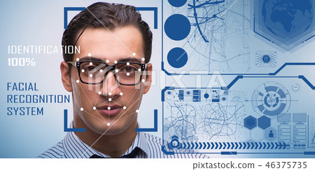 Concept of face recognition software and hardware 46375735