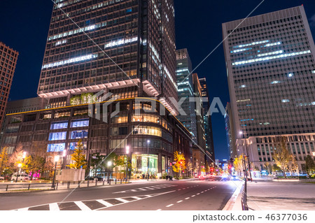 <<Tokyo>> Marunouchi Business District, around midnight <<Tokyo>> Marunouchi Business District, around midnight 46377036