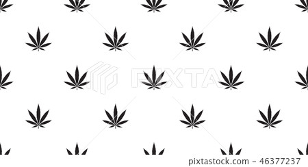Marijuana seamless pattern cannabis vector weed Marijuana seamless pattern cannabis vector weed 46377237