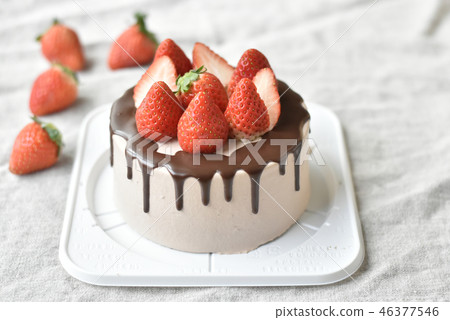草莓滴濾蛋糕 46377546