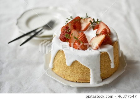 裝飾雪紡蛋糕 46377547