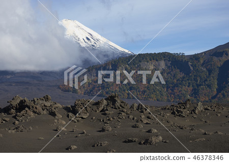 Volcano Llaima in Conguillio National Park 46378346