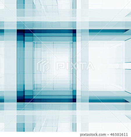 Concept glass project 3D rendering 46381611