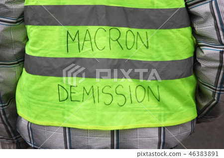 Yellow vests protest in France 46383891