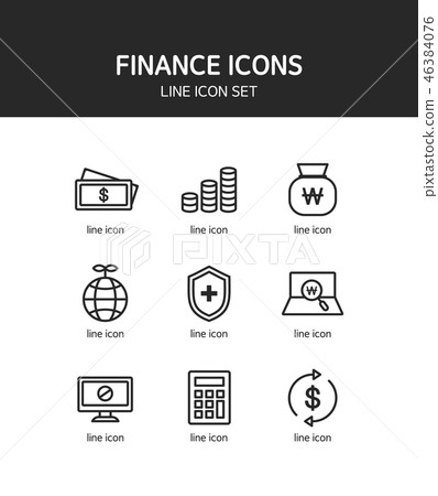 Simple line icon collection - Stock Illustration [46384076] - PIXTA