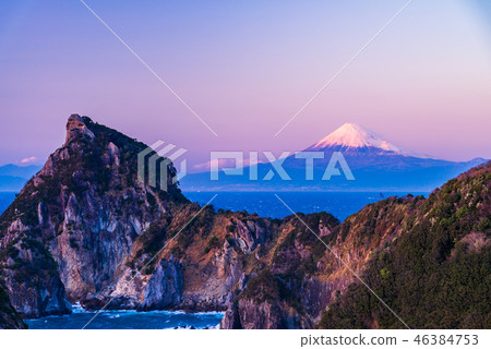 (靜岡縣)Nishiizusennukimon和富士山 (靜岡縣)Nishiizusennukimon和富士山 46384753