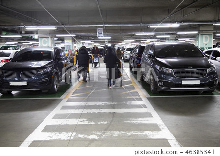 underground parking lot underground parking lot 46385341