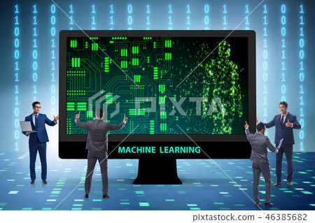 Machine learning concept as modern technology 46385682