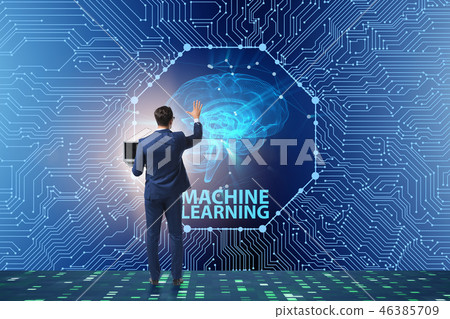 Machine learning concept as modern technology 46385709