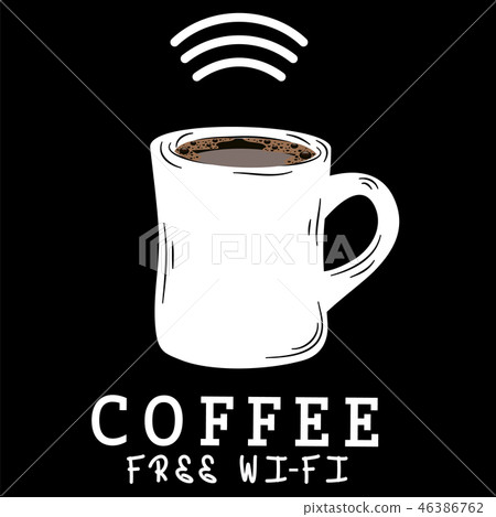 coffee mug painted by hand 46386762