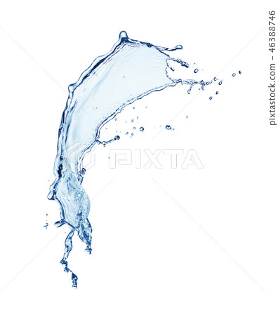 water splash isolated water splash isolated 46388746