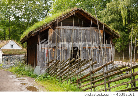 Traditional old farm house in Oslo Traditional old farm house in Oslo 46392161