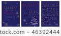 Crayon winter alphabet 46392444