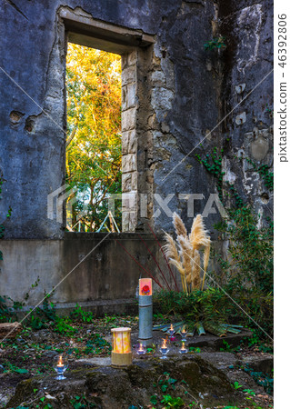 Kawatana-Katajima Bamboo Lantern Festival Evening view Torpedo Launch Test Site [Nagoya Higashi-Hoshige-gun] 46392806