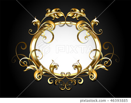 Antique oval banner 46393885