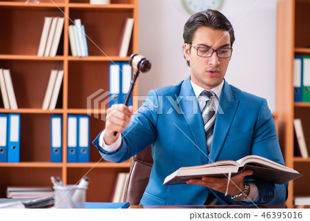 Lawyer working in the office 46395016