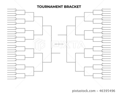 Black championship bracket. 46395496