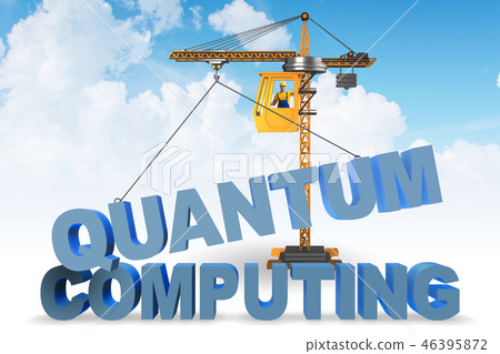 Quantum computing concept - 3d rendering Quantum computing concept - 3d rendering 46395872