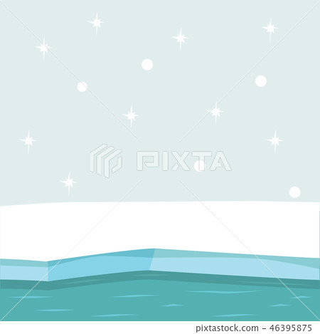 North pole Arctic vector background North pole Arctic vector background 46395875