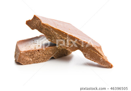 Crushed dark chocolate. 46396505