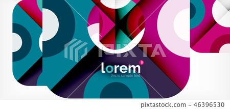 Abstract round elements composition background, organic design Abstract round elements composition background, organic design 46396530