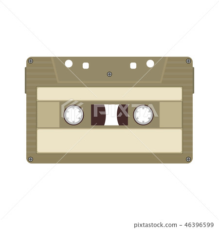 Vintage Retro Audio Cassette Tape. 46396599