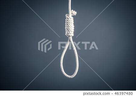 自殺，脖子形象 46397480