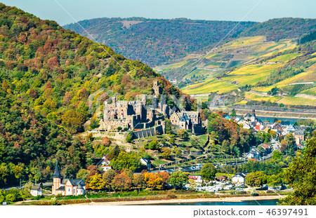 Reichenstein Castle in the Rhine Gorge, Germany Reichenstein Castle in the Rhine Gorge, Germany 46397491