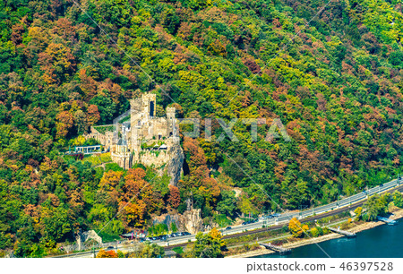 Rheinstein Castle in the Rhine Gorge, Germany Rheinstein Castle in the Rhine Gorge, Germany 46397528