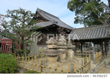 [Shikoku 88 Temples] No. 83 Ichinomiya Temple Main Hall and Pagoda Takamatsu City, Kagawa Prefecture 46398287