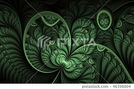 Floral illustration for art projects 46398804