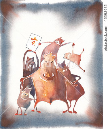 新年卡的材料 新年卡的材料 46398985