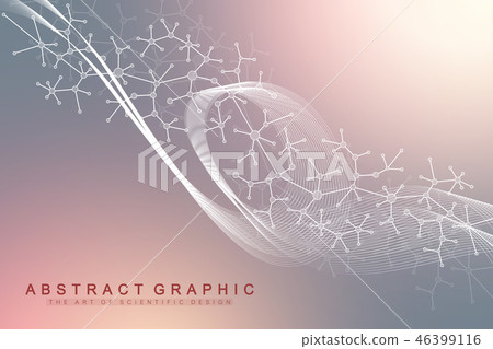 Scientific vector illustration genetic engineering and gene manipulation concept. DNA helix, DNA Scientific vector illustration genetic engineering and gene manipulation concept. DNA helix, DNA 46399116