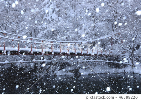 冬天法律的瀑布 46399220