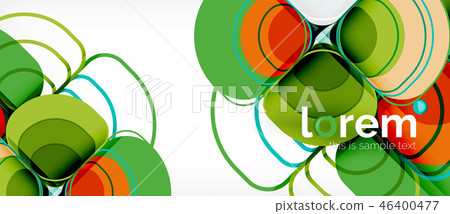 Geometric modern abstract background 46400477