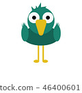 Bird Mallard Duck Cute Animal Cartoon Character Fo 46400601