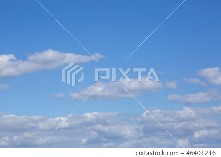  藍天和雲彩 46401216